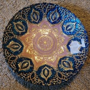 Blue Turkish Style Decorative Plate